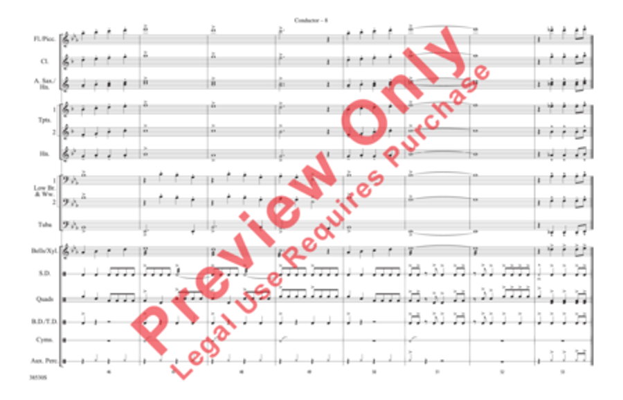The Lazy Song The Lazy Song Marching Band scores gallery preview page 9