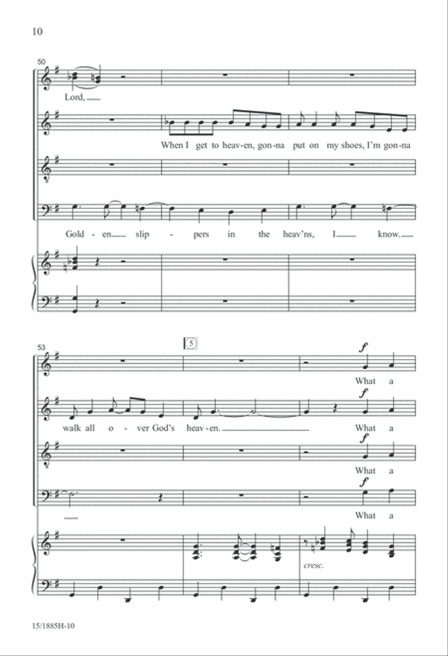 Walk the Streets of Gold Walk the Streets of Gold 4-Part scores gallery preview page 9