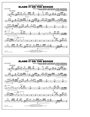 Blame It on the Boogie - Quad Toms