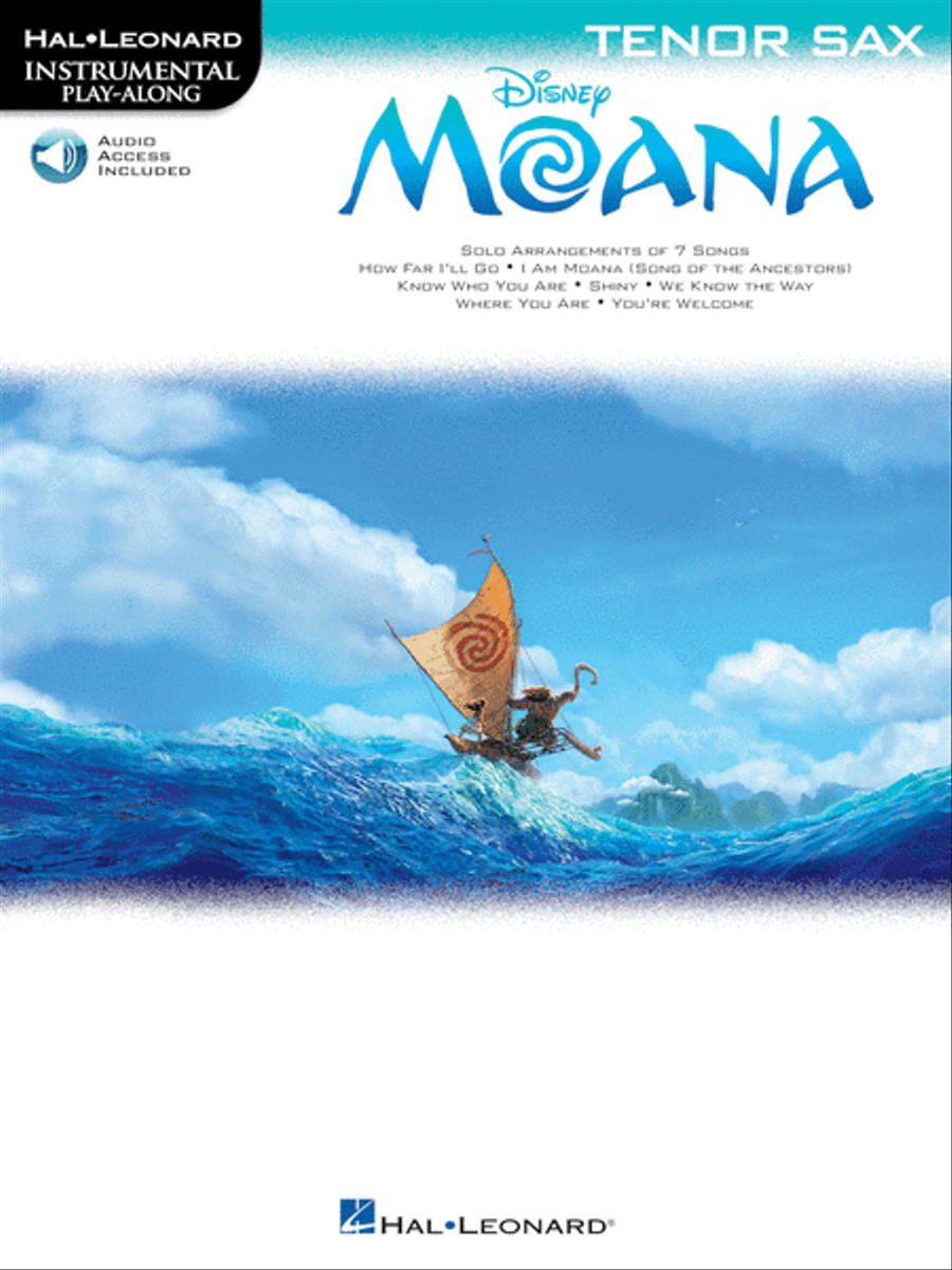 Moana Tenor Saxophone scores gallery preview page 1