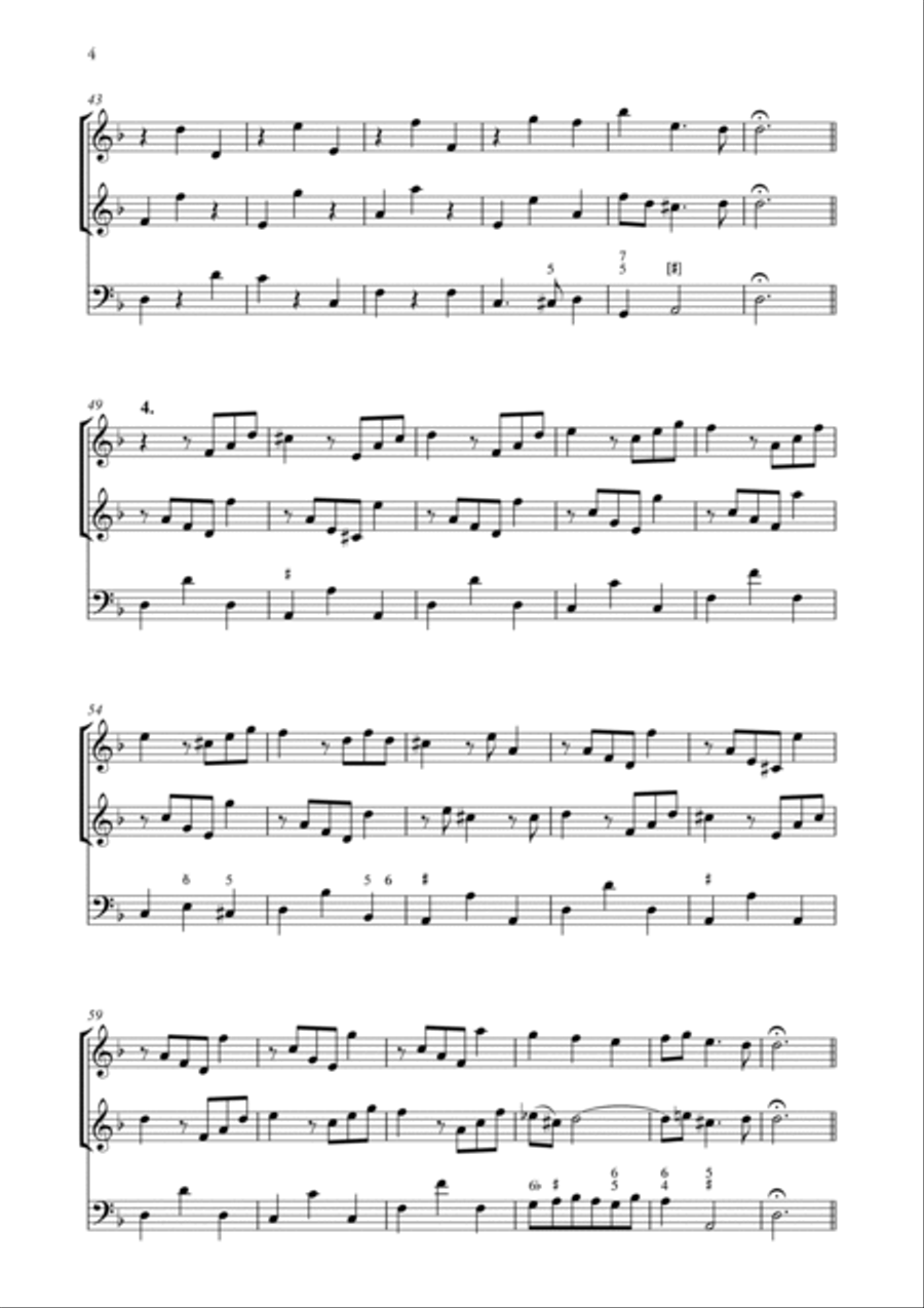 Folia Vivaldi full score and parts (Original - Urtext) RV 63 Small Ensemble scores gallery preview page 3