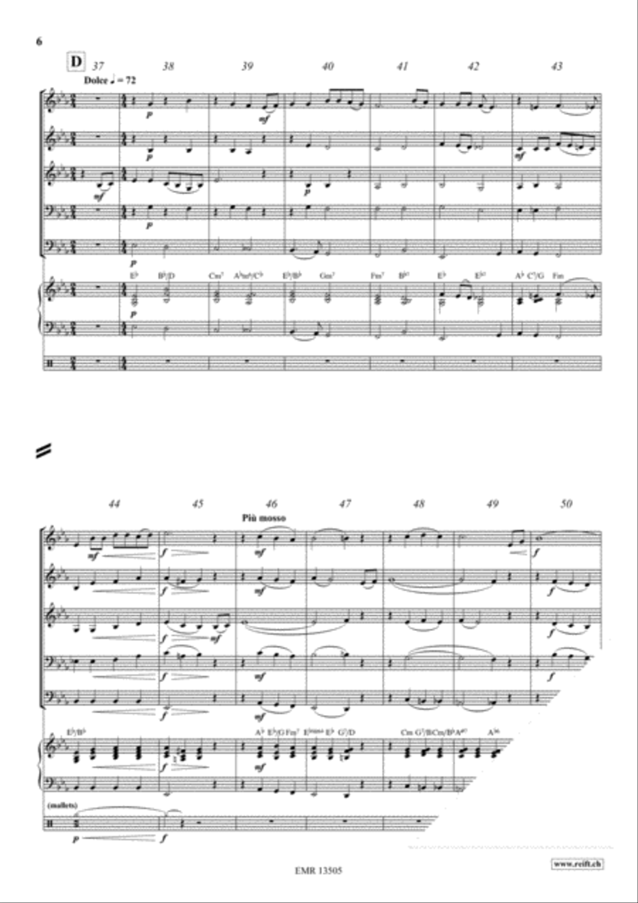 Shell' Be Coming Round The Mountain Woodwind Quintet scores gallery preview page 6