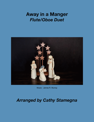 Book cover for Away in a Manger (Flute/Oboe Duet)