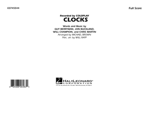 Book cover for Clocks - Full Score