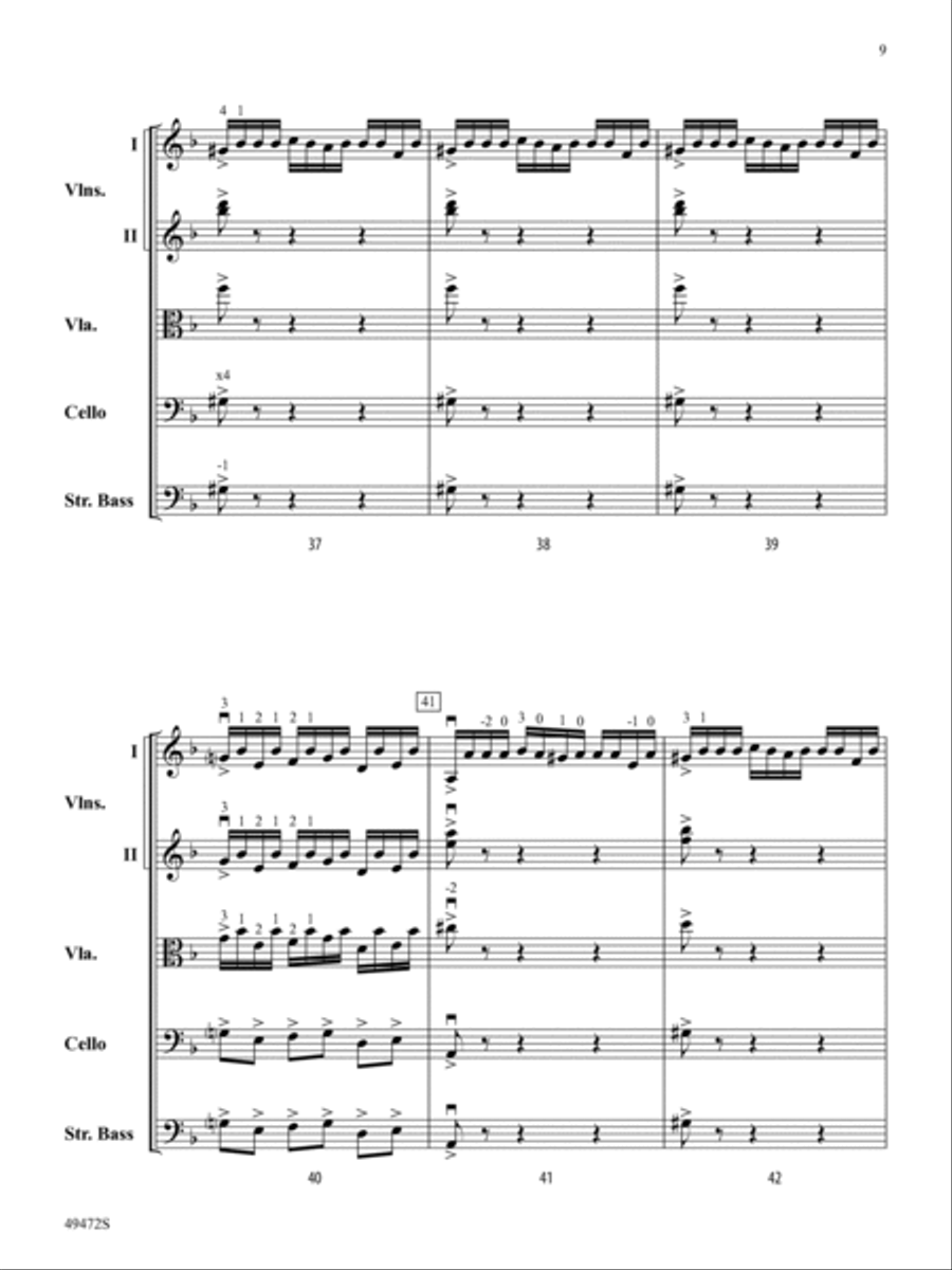 Fantasía Española Fantasía Española String Orchestra scores gallery preview page 10