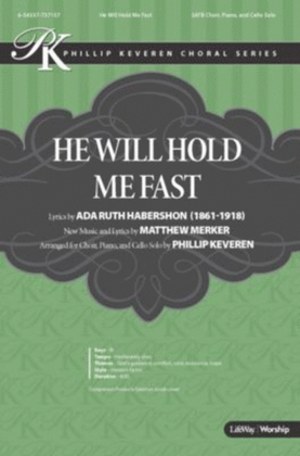 He Will Hold Me Fast - Anthem Accompaniment CD