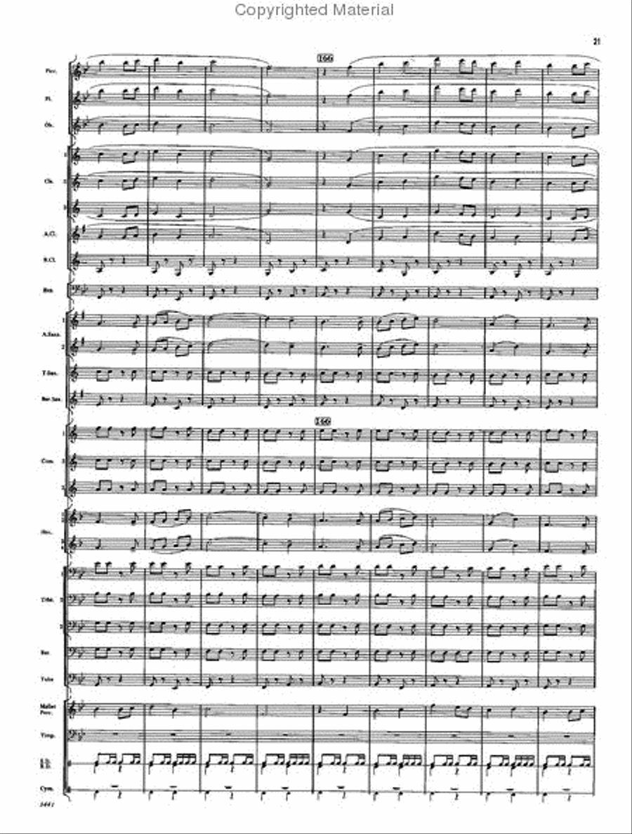 Centuria Concert Band scores gallery preview page 20