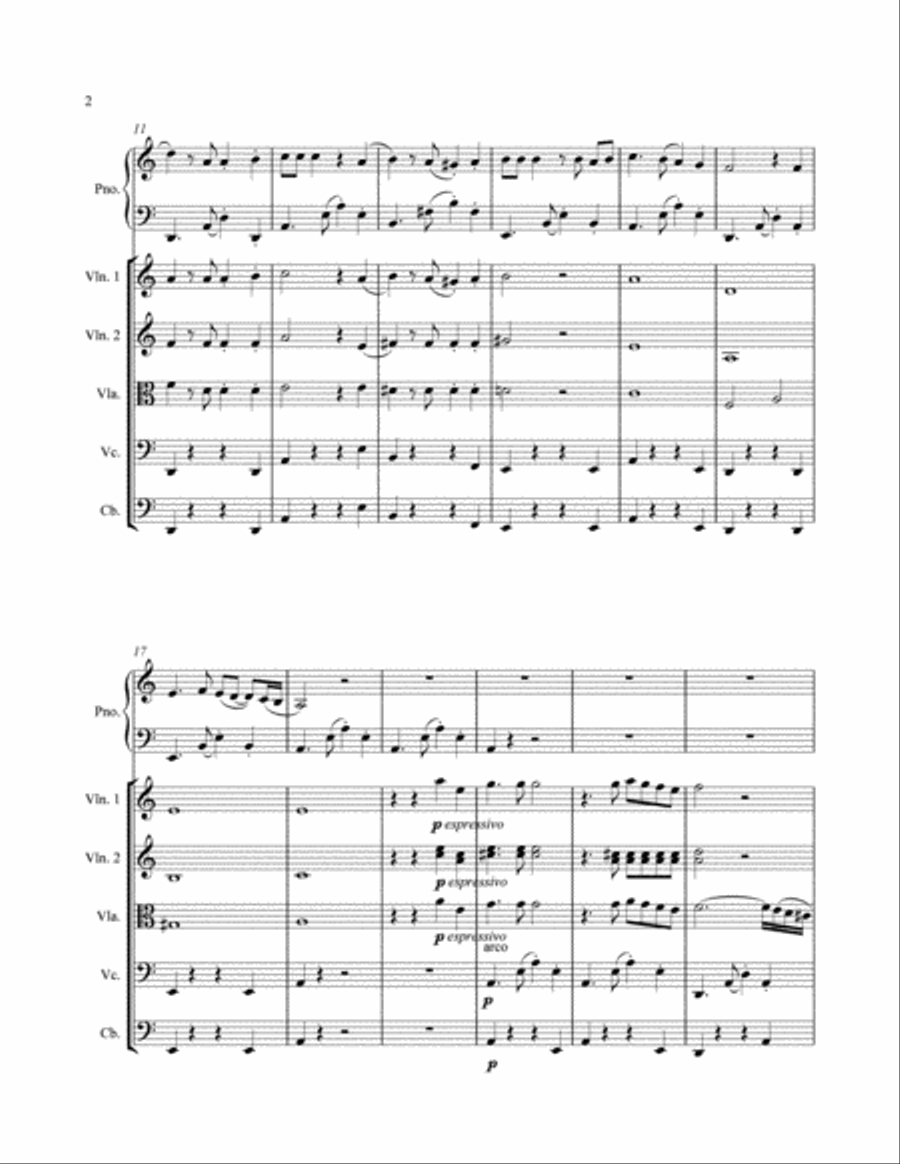 Tango Voluptuoso Tango Voluptuoso String Orchestra scores gallery preview page 2