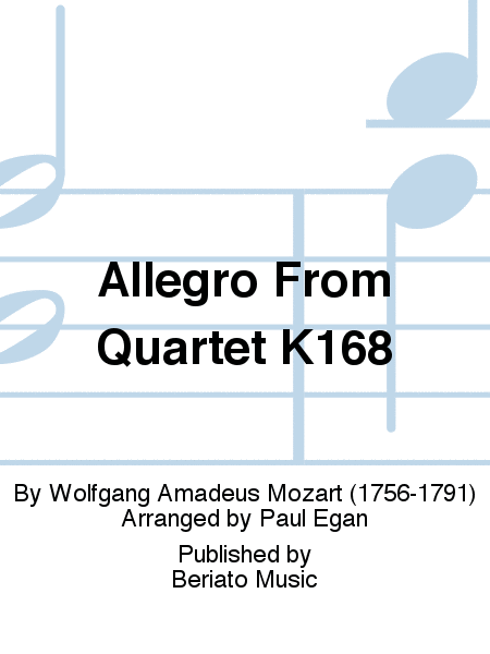 Allegro From Quartet K168