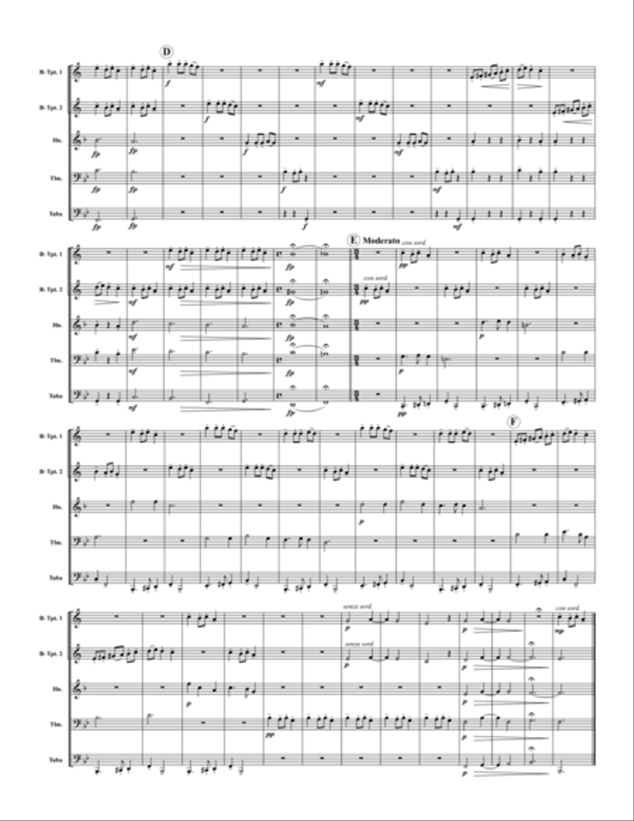 Christmas in the City Christmas in the City Brass Quintet scores gallery preview page 2