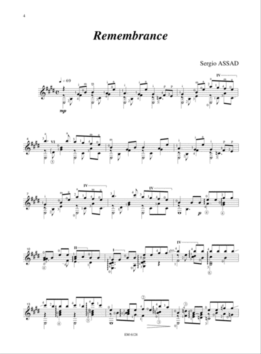 The Summer Garden Solos for Solo Guitar Guitar Solo scores gallery preview page 3