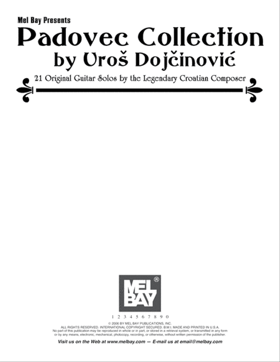Padovec Collection by Uros Dojcinovic Acoustic Guitar scores gallery preview page 2