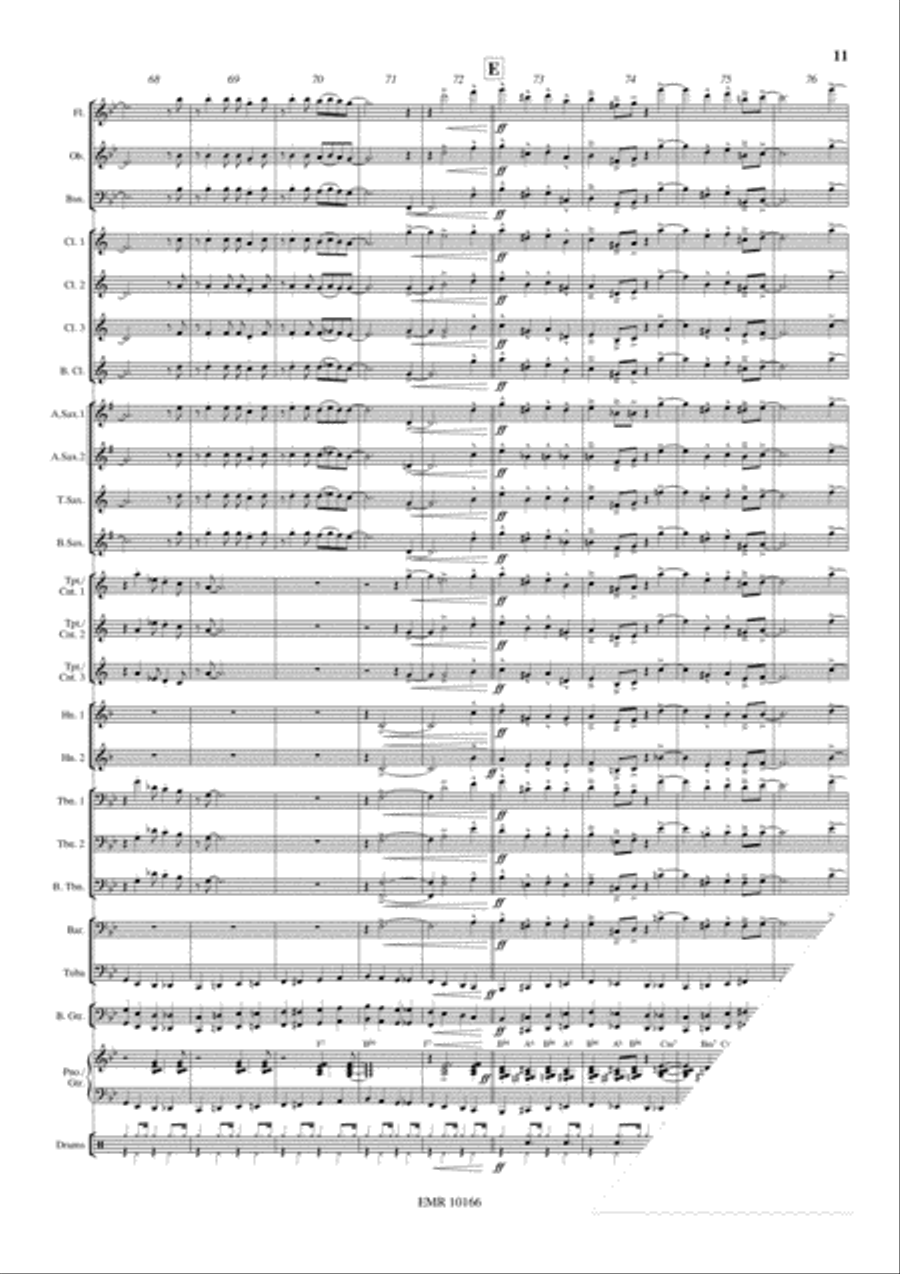 Mack The Knife Concert Band scores gallery preview page 12