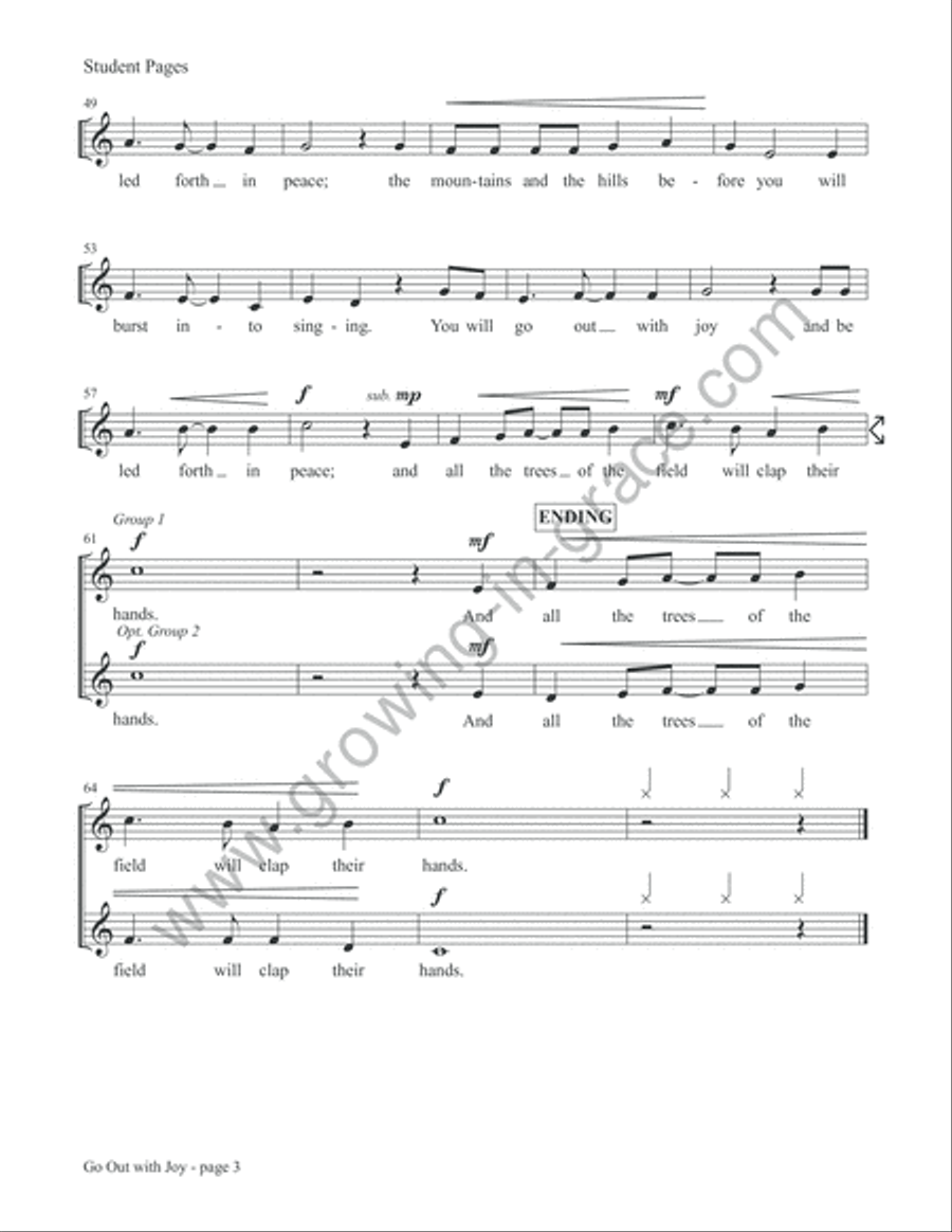 Fruit of the Spirit: Younger Children - Spring Unison Choir scores gallery preview page 13