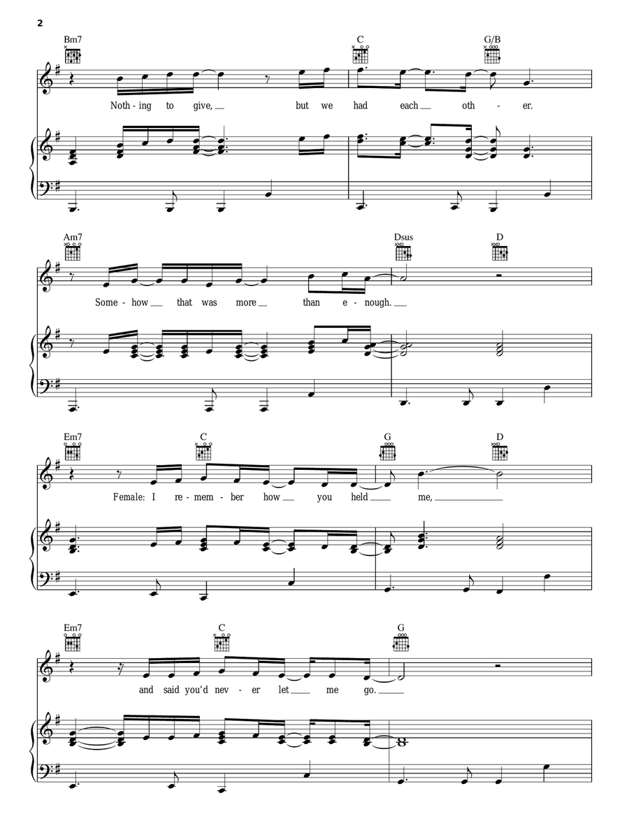 Christmas Blessing Acoustic Guitar scores gallery preview page 2