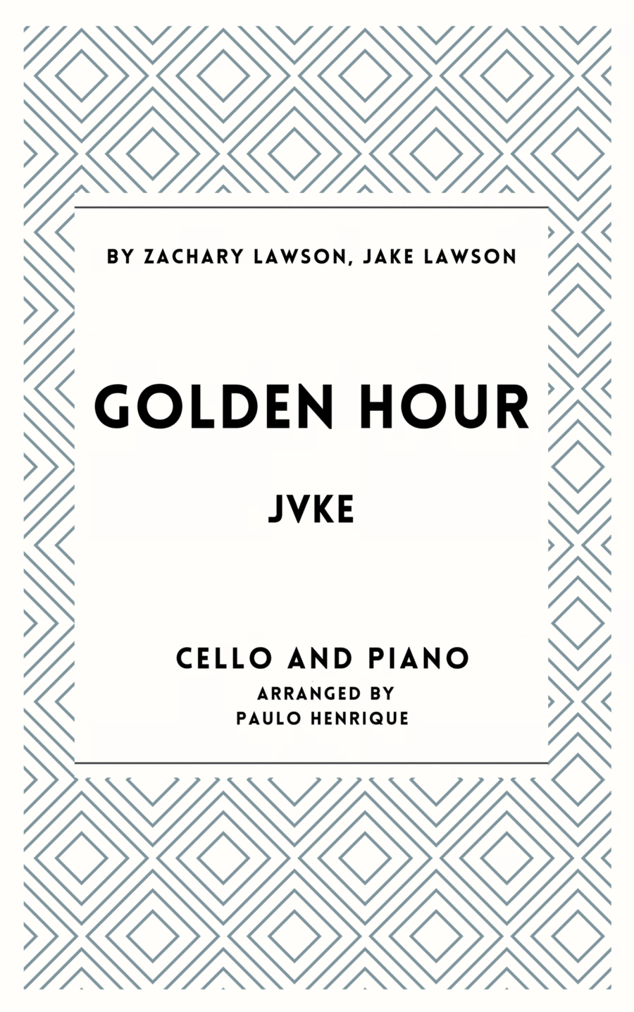 Golden Hour Piano scores gallery preview page 1