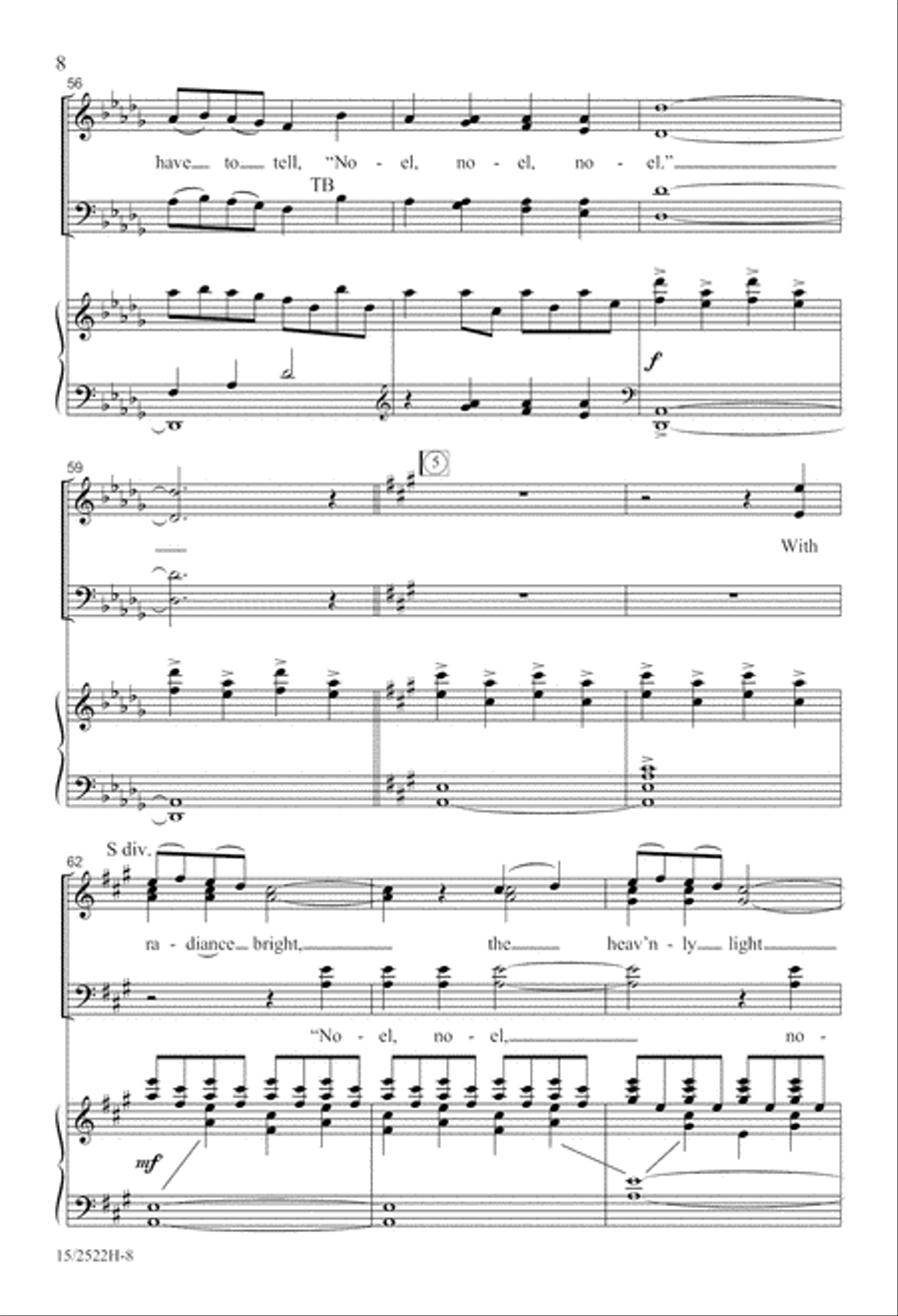 Let Carols Ring Let Carols Ring 4-Part scores gallery preview page 9