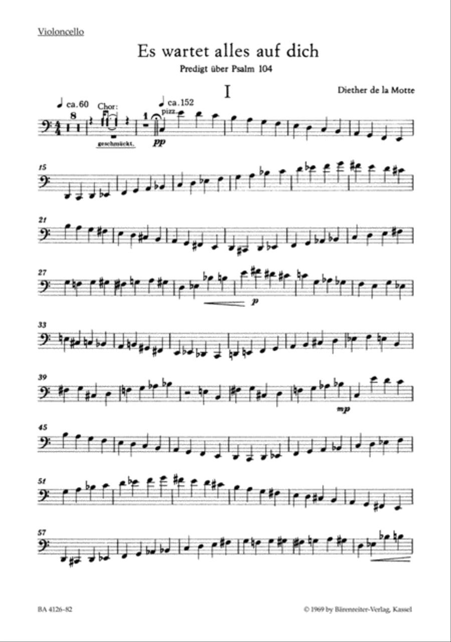 Es wartet alles auf dich (1968) Psalms scores gallery preview page 2