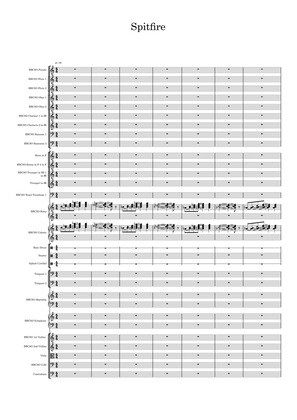 Spitfire - A Fantasy for Orchestra - Score & Parts