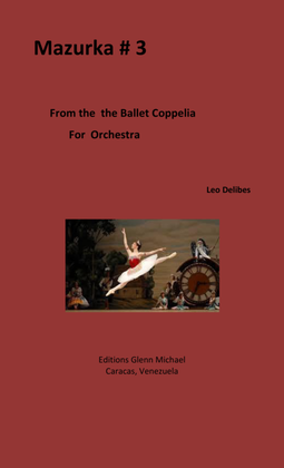 Book cover for Coppelia Mazurka #3 for Orchestra