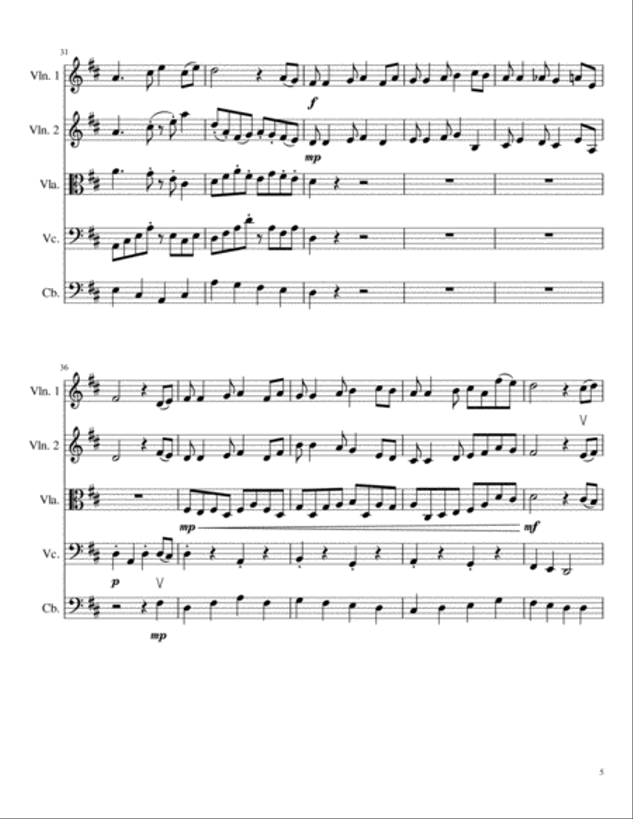 Windy Friday String Quartet scores gallery preview page 5