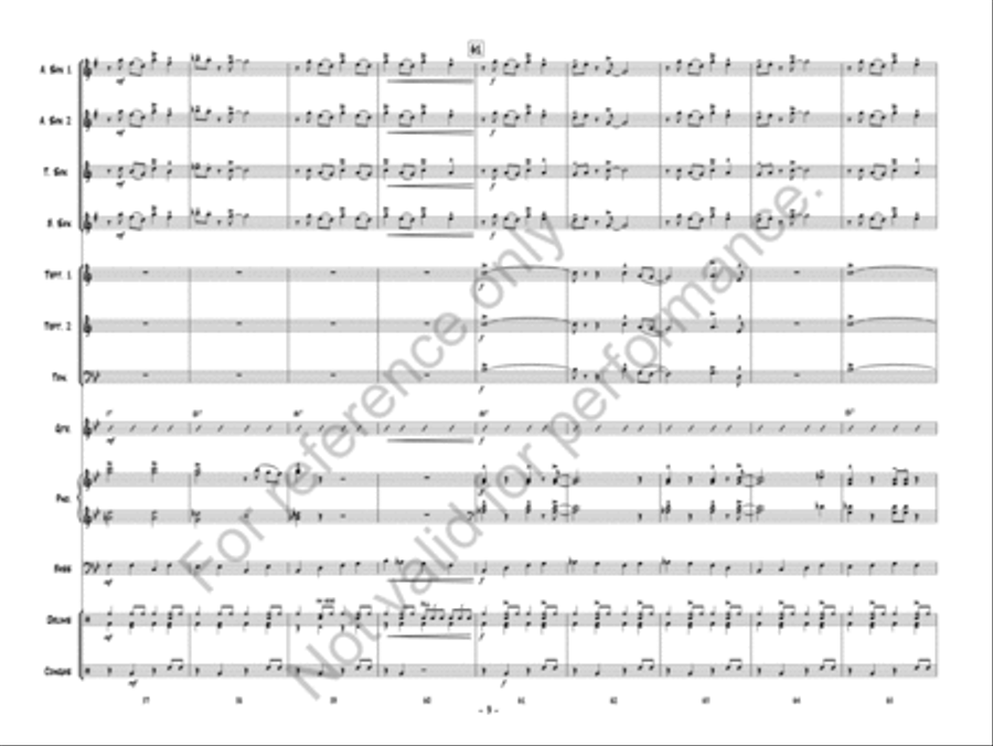 A Blues To Blow On Jazz Ensemble scores gallery preview page 10