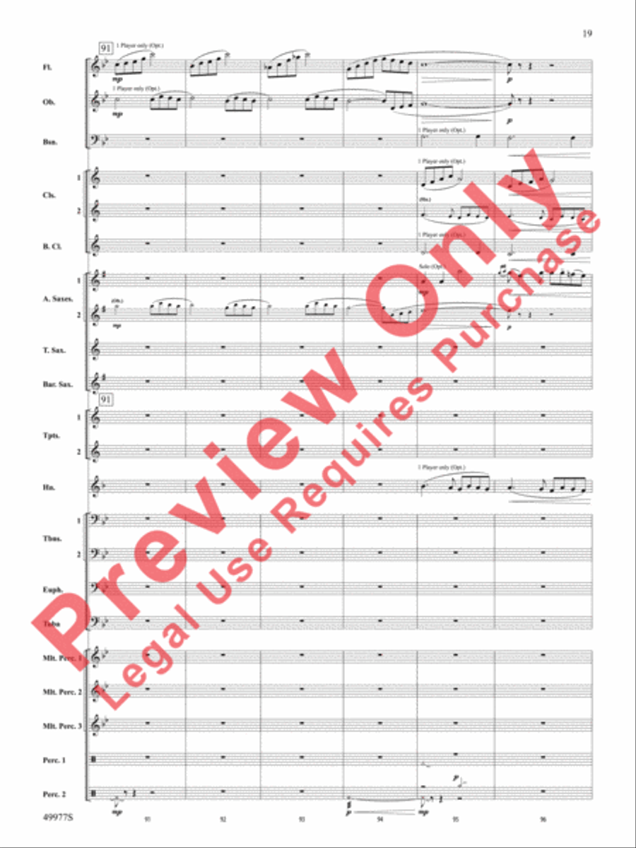 Tha Mi Sgìth Tha Mi Sgìth Concert Band scores gallery preview page 20