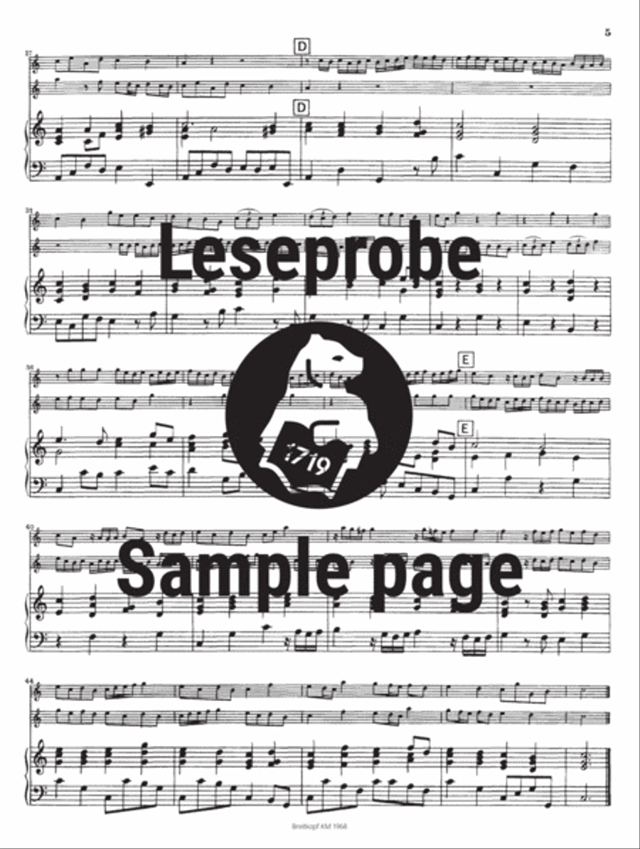 Trio Sonata in C major Trio Sonata in C major Score scores gallery preview page 4