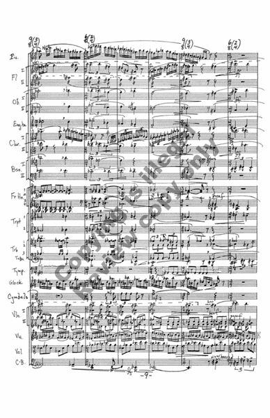 Tarantelle, Overture for Orchestra (Additional Full Score)
