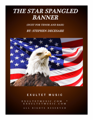 Book cover for The Star Spangled Banner (Duet for Tenor and Bass solo)