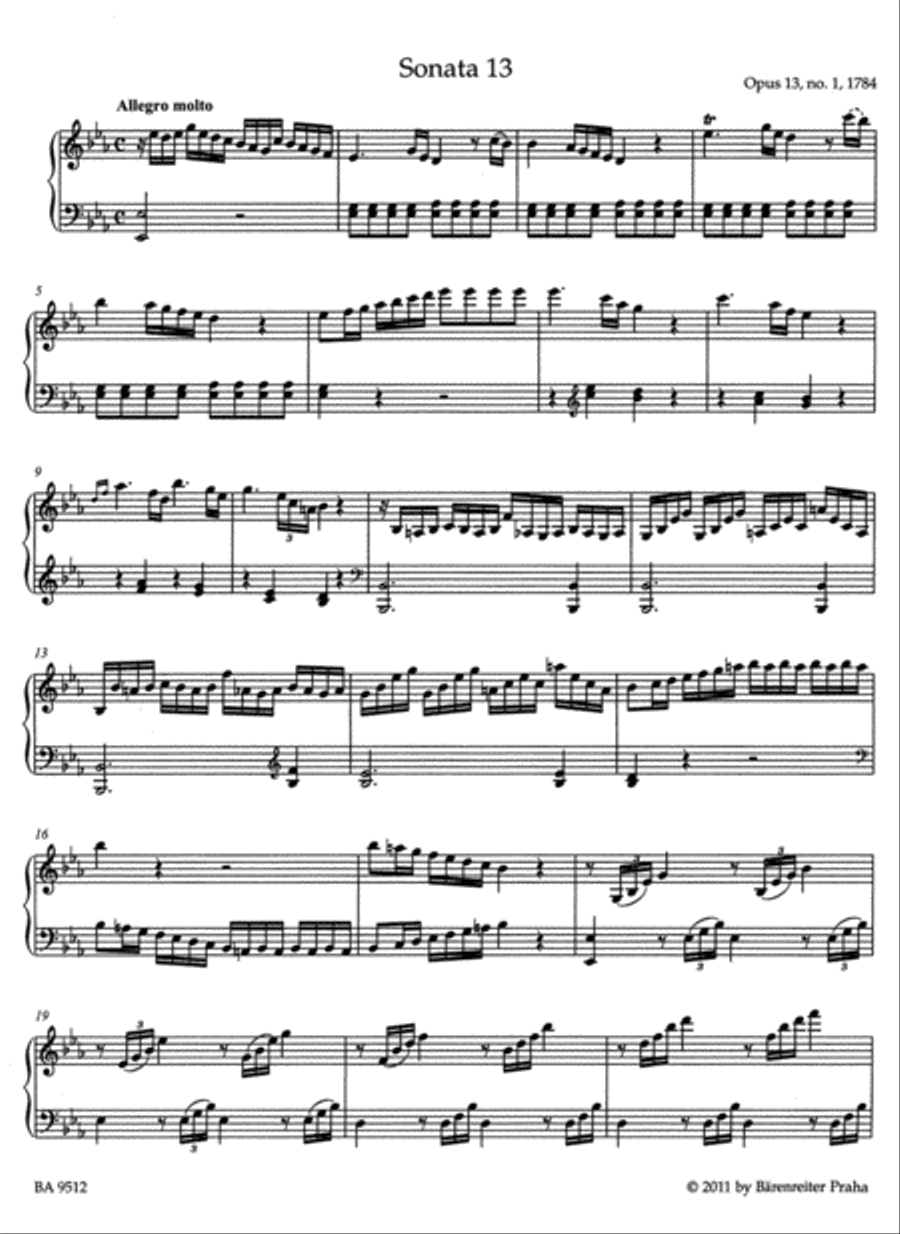 Samtliche Sonaten fur Clavier II Piano Solo scores gallery preview page 2