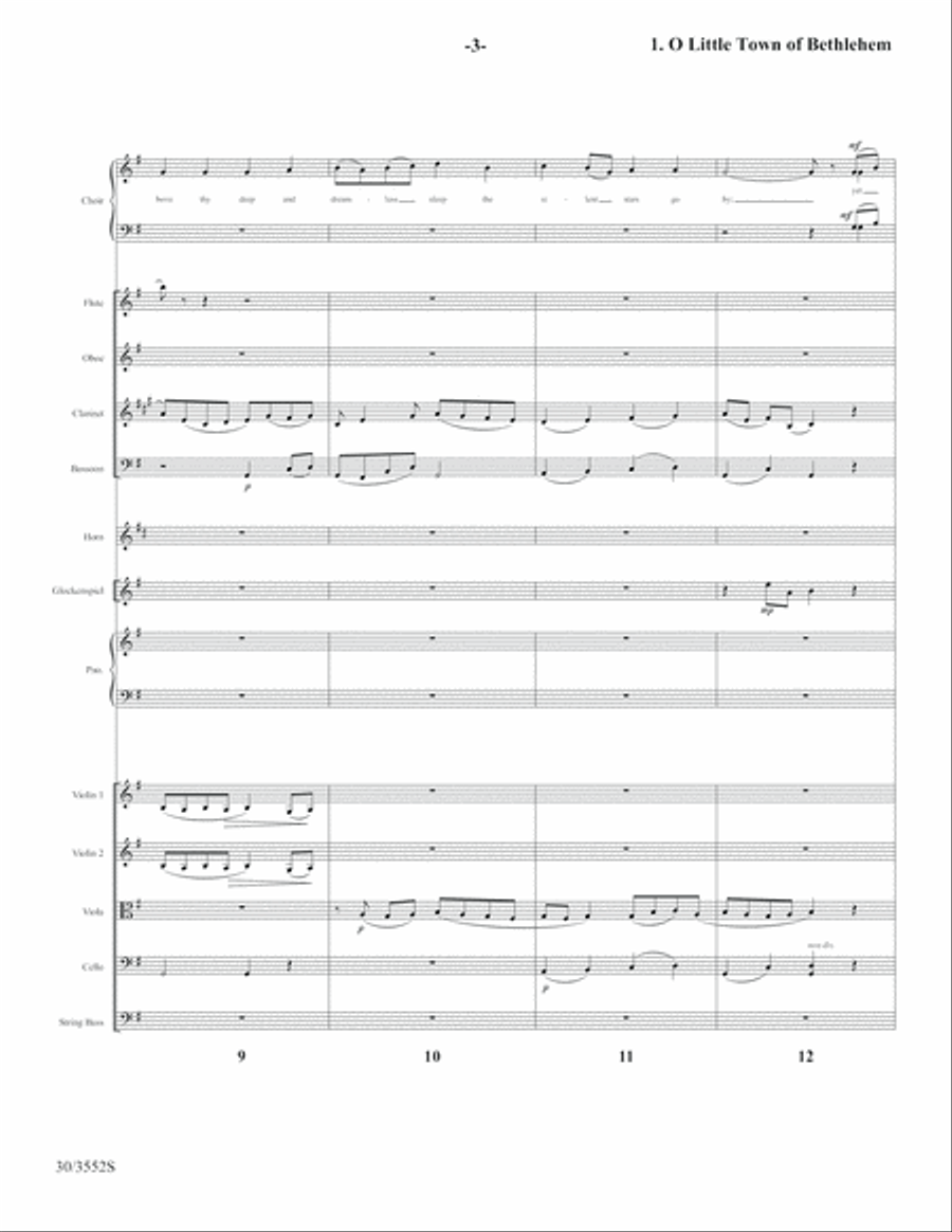 Come Now to Bethlehem - Full Score Choir scores gallery preview page 5
