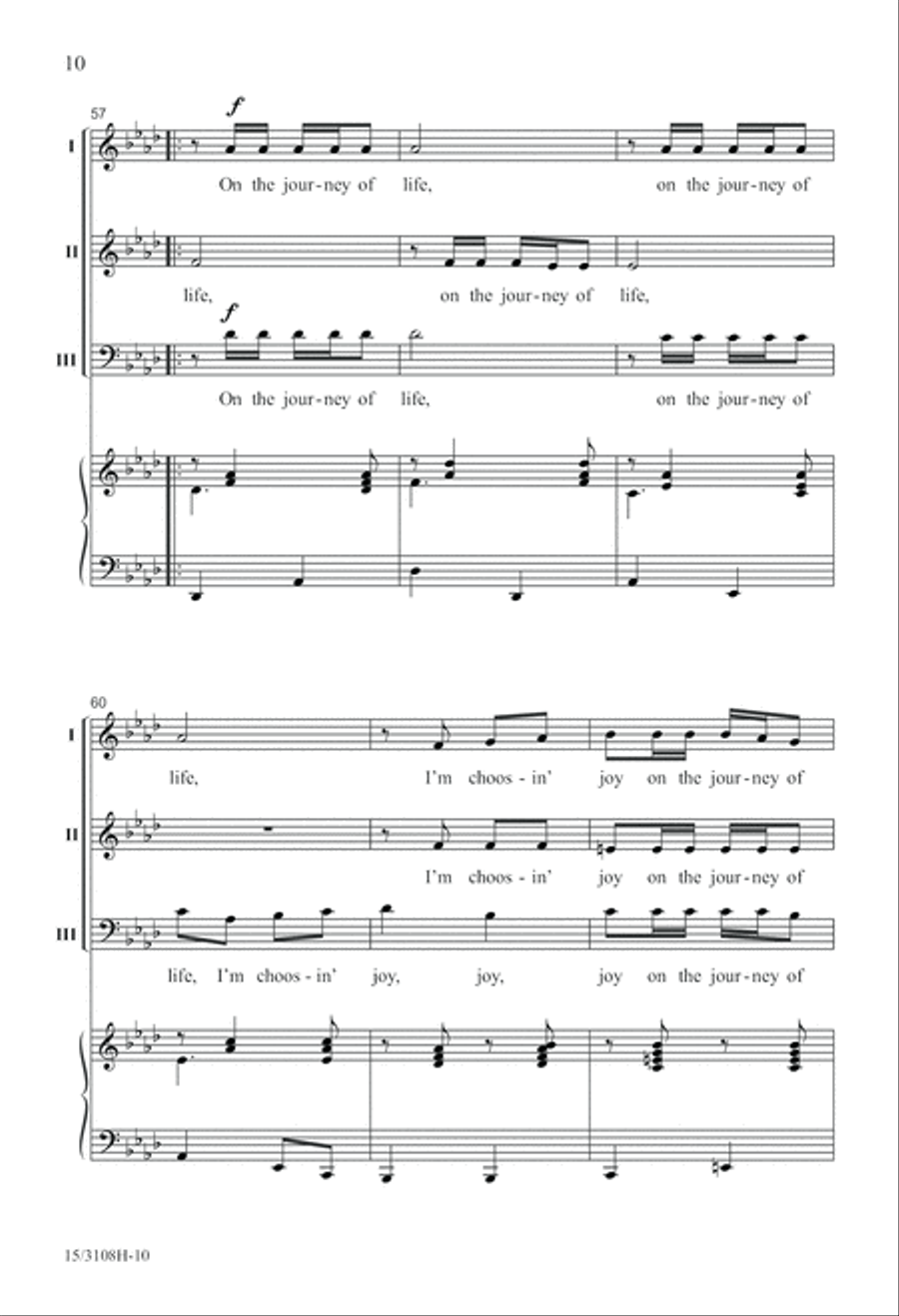 Joy On the Journey of Life 3-Part scores gallery preview page 10