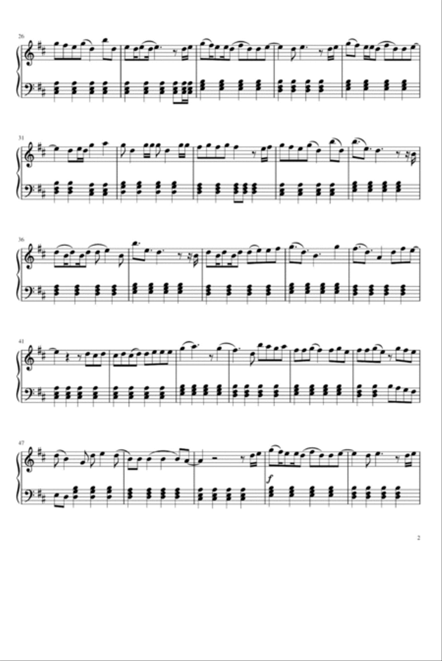 Show Yourself Piano Solo scores gallery preview page 2