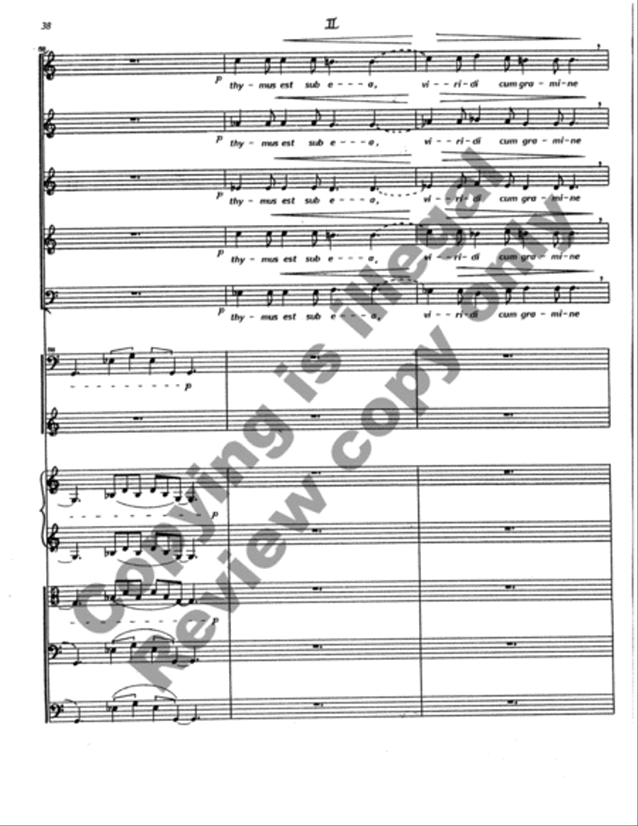 Cantata Rustica (Full/Choral Score) Choir scores gallery preview page 115