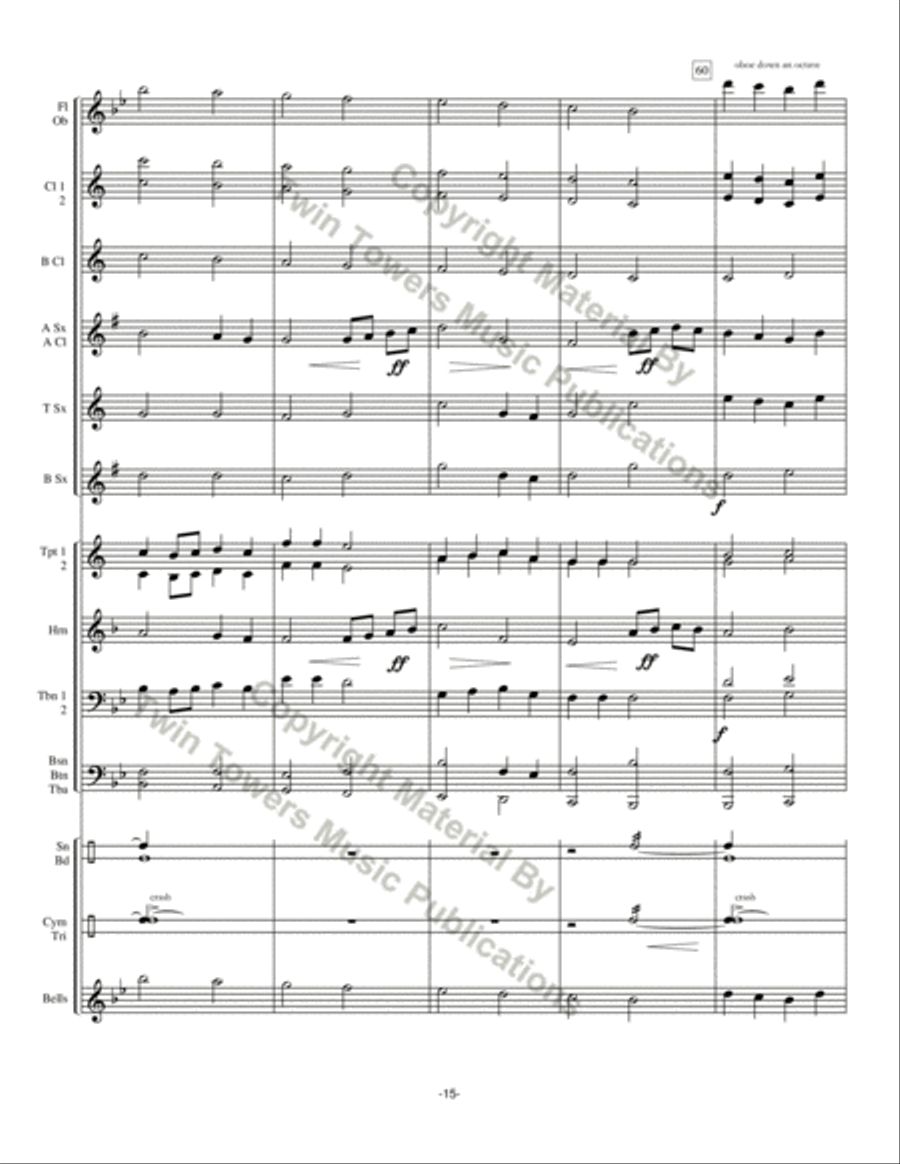 Chorale Prelude: For The Beauty of the Earth Concert Band scores gallery preview page 16