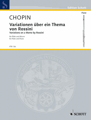 Book cover for Variations on a theme by Rossini