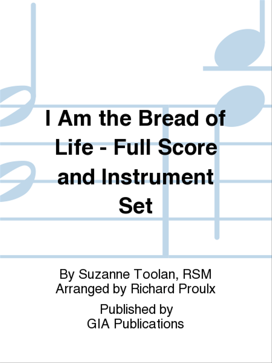I Am the Bread of Life - Full Score and Parts 4-Part scores gallery preview page 1