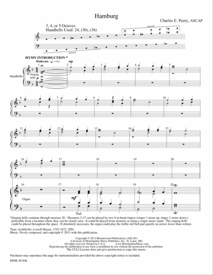 Hamburg Hamburg Choir scores gallery preview page 1