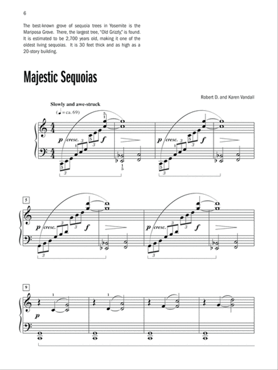 Let's Visit Yosemite! Let's Visit Yosemite! Piano Method scores gallery preview page 3