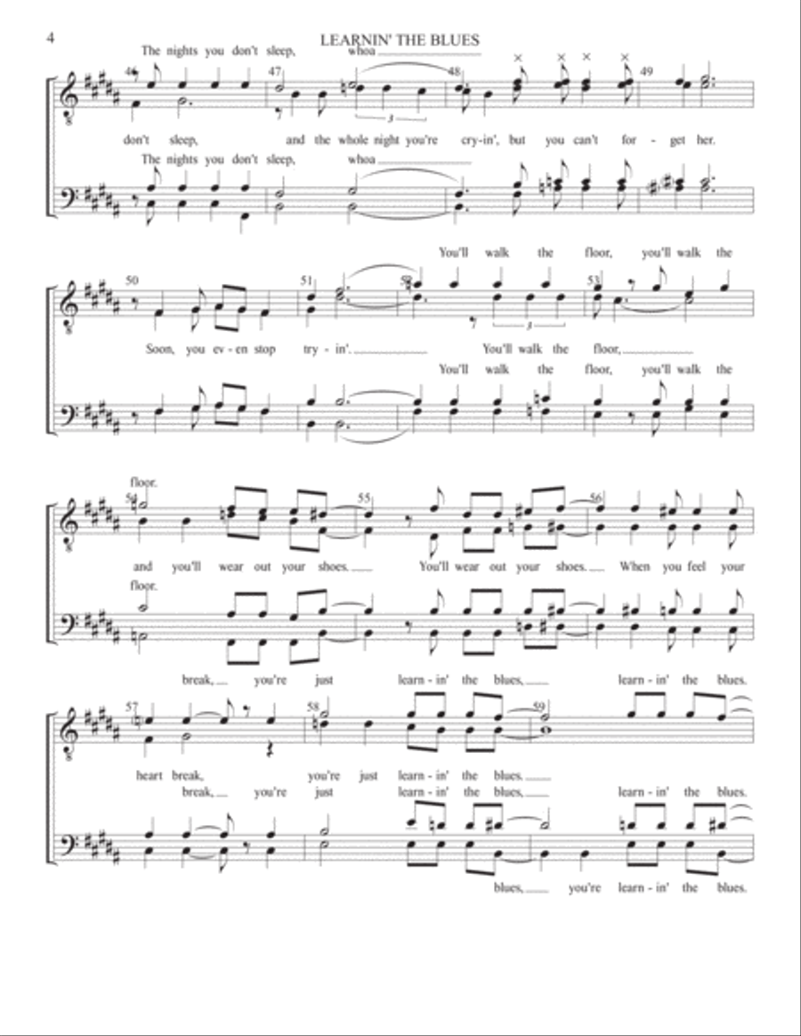 Learnin' The Blues Learnin' The Blues Small Ensemble scores gallery preview page 4