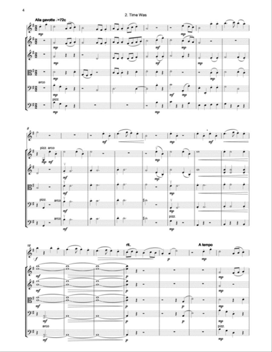 IAN BUTTERWORTH Easy Going Suite for oboe and strings Oboe scores gallery preview page 4