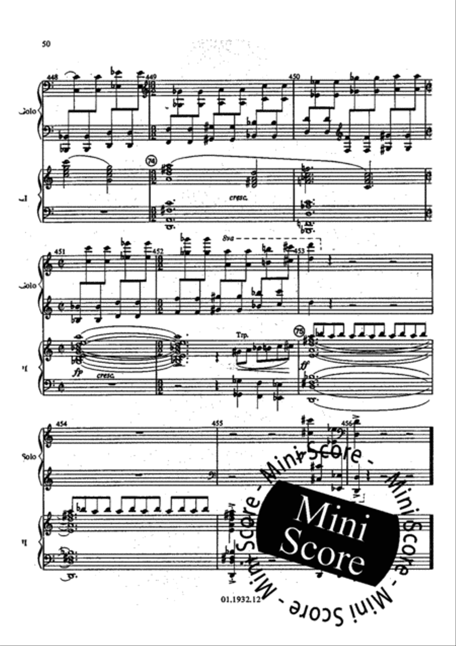 Concert Variations Concert Band scores gallery preview page 52