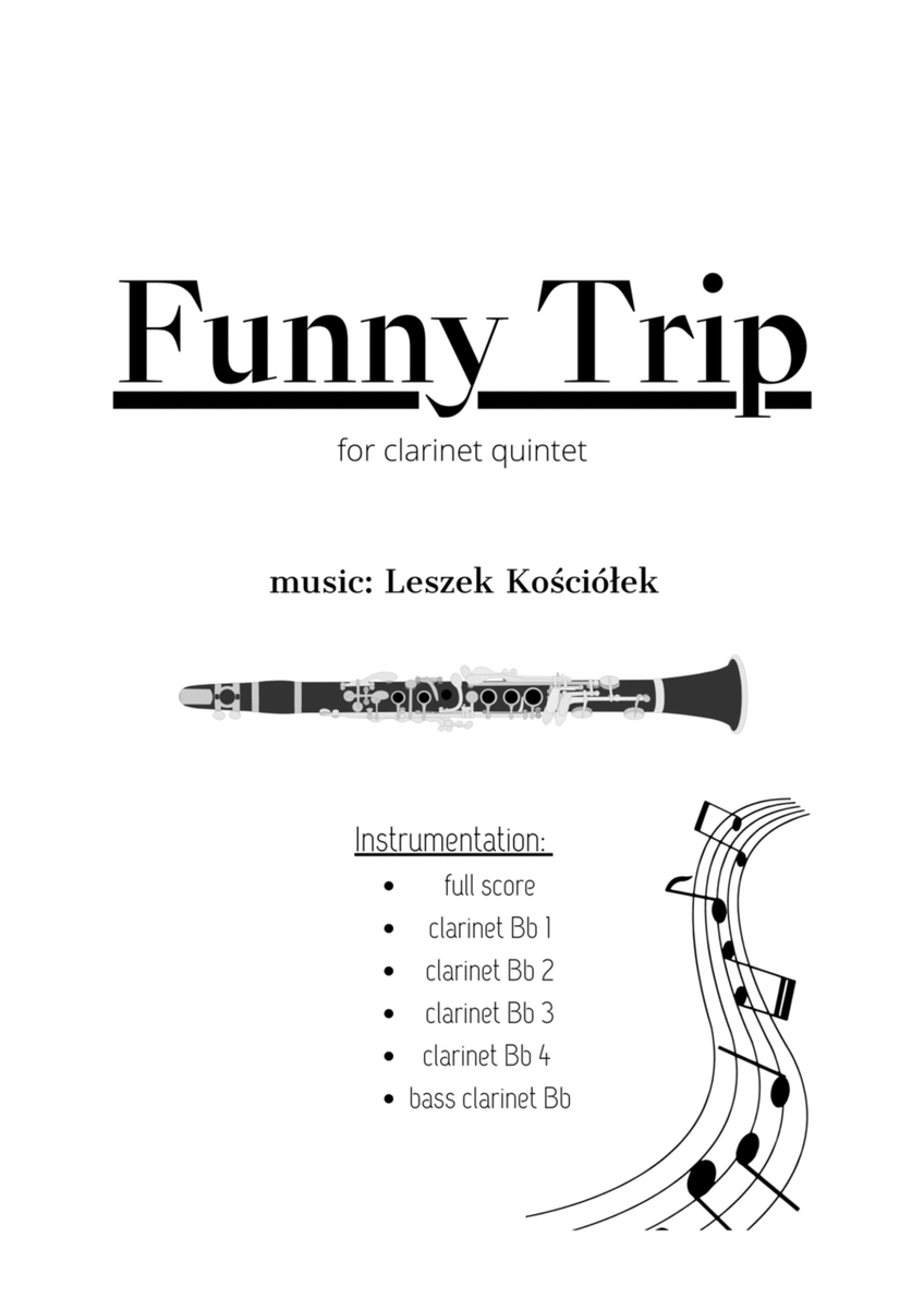 Funny Trip (clarinet quintet) image number null