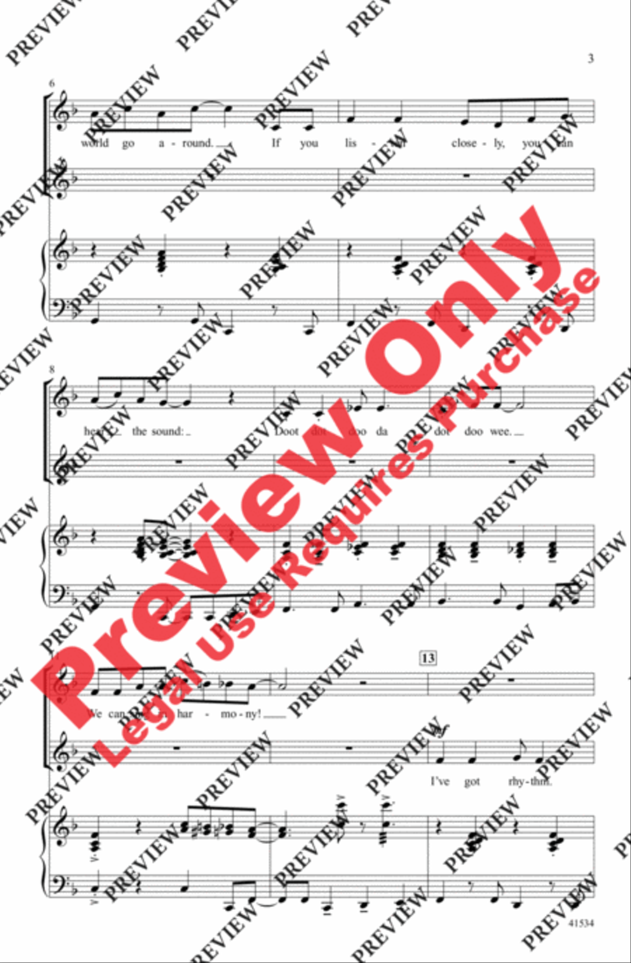 Sing in Harmony! 2-Part scores gallery preview page 3