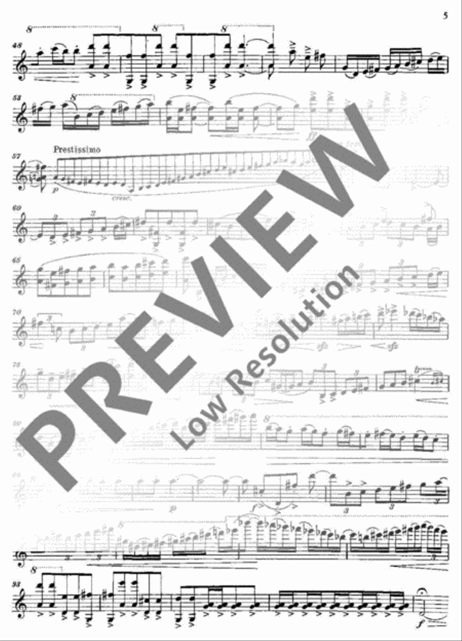 1. Sonate Violin Solo scores gallery preview page 6