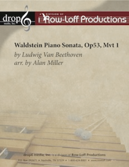 Waldstein Piano Sonata, Op 53, Mvt 1 image number null