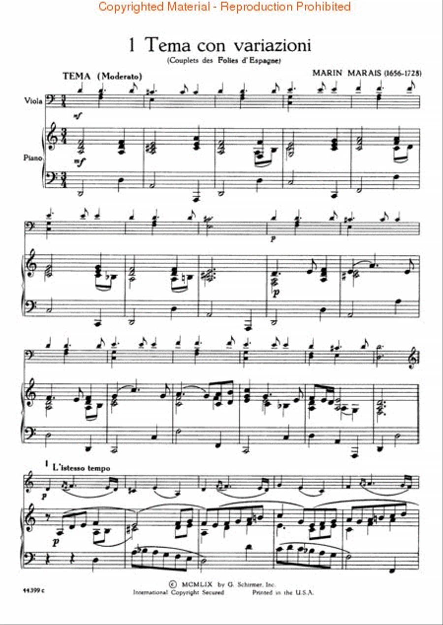 Solos for the Viola Player Piano Accompaniment scores gallery preview page 3