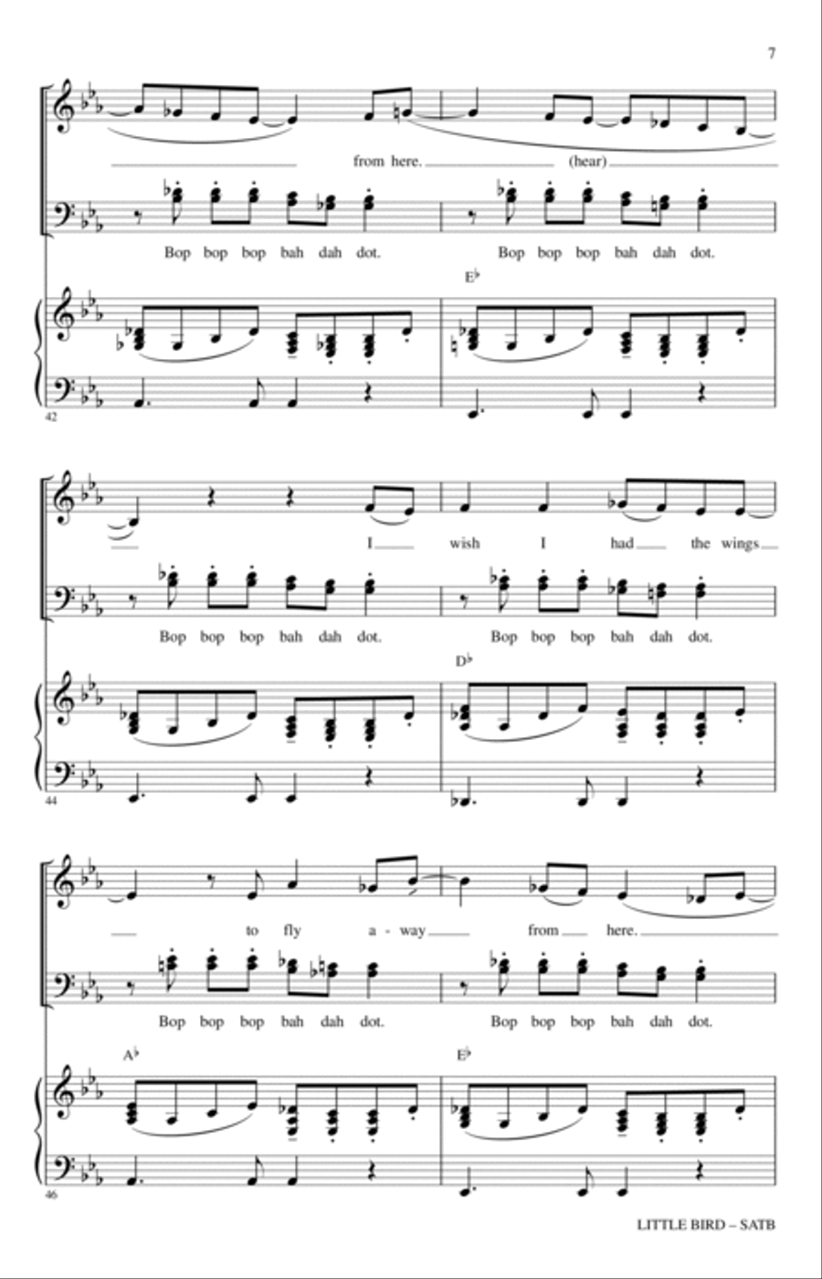 Little Bird Little Bird 4-Part scores gallery preview page 6