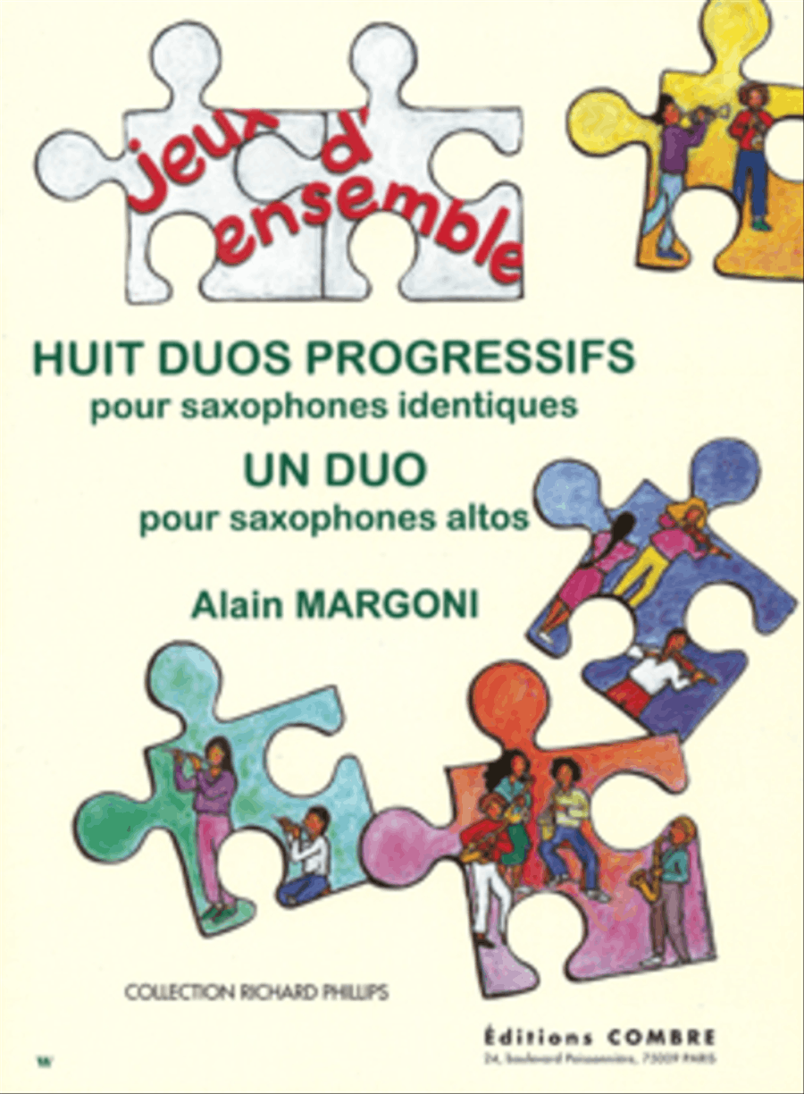Duos progressifs (8) et un duo Saxophone Duet scores gallery preview page 1